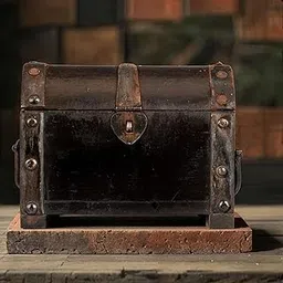 DIGGY ARTS Antique Wooden Box | Treasure Chest | Storage Box | Vintage Wooden Box For Jewellery and Bracelets | Antique Home Decor | Showpiece | Home Decor Items | Gifting | Rajasthan Art-picture-16