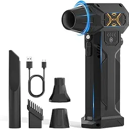 Electric Air Duster-380000RPM Compressed Air Duster, Super High-Speed Air Blower, Replace Compressed Air Cans,Keyboard and PC Clean, Adjustable Air Blower for Outdoors,Car,Home (AC-27)-image-37