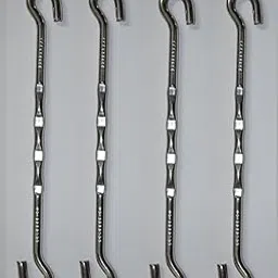 Aashi Enterprise Stainless Steel Link Rod Saliya for Porch Swings (Black) - Set of 4-picture-44