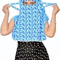kaly india style for every story KALY INDIA Girls Cotton Full Face Cover Head Hair Scarf Sun Protection For Women Scarf Cum Mask Scarf For Daily Use-picture-42