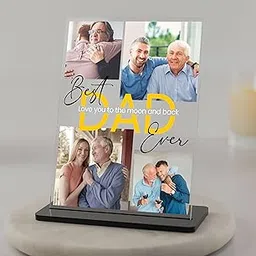 DECOCRU Father’s Day Acrylic Tabletop | Custom Photo and Name | Night Light | Gift for Birthday or Father’s Day | Gift for Dad from Daughter or Son (6x8 Inch) Tabletop (Design 05)-picture-11