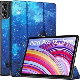Robustrion Cover for Redmi Pad Pro 12.1 Cover Case, Trifold Flip Cover for Redmi Pad Pro 5G Tablet 12.1 inch [ Auto Sleep Wake Support] - Stars-image-4