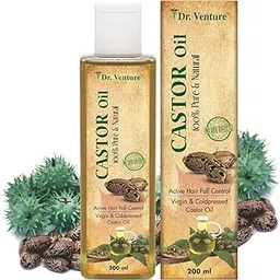 Dr. Venture Pure & Natural Premium Cold Pressed Castor Oil, 200 ml Pack of 1-image-13