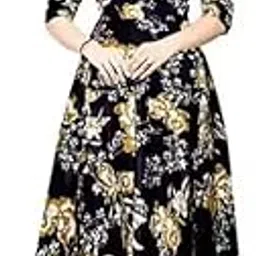 Rayon Floral Printed Ethnic Long Gown for Women-picture-20