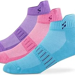 supersox Bamboo Ankle Socks for Women Made of Sustainable & Eco Friendly Material - Athletic Softer than Cotton Socks, Anti Odour - Ideal forSports, Gym & All Day Wear (Pack of 3)-picture-37