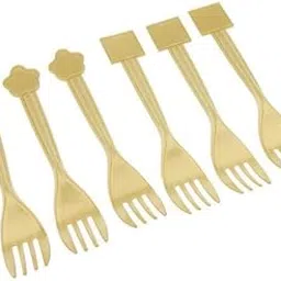 Merishopp 4x6pcs Poly Cutlery Fork Kid Party Tableware Baby Shower Decor-picture-19