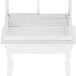 Lyla 1:12 Scale Dollhouse Cabinet Miniature Jewelry Display Cabinet for DIY Scene White-picture-43