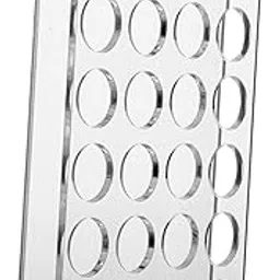 ULTECHNOVO Vial Holder Rack for Tube Tubes Rack Test Tube Rack Test Tube Holder for Chemistry Test Tube Storage Organizer Sampling Tube Storage Rack Sampling Tube Storage Holder Acrylic-image-39
