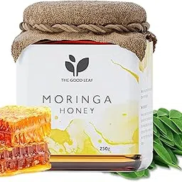 THE GOOD LEAF Moringa Honey - 250g | Raw & Pure Organic Honey Made by Wild bees from Moringa Nectar | Boosts Immunity & Energy | Rich in Vitamin A,C,K & Iron | No Added Sugar | Anti-Inflamatory-picture-12