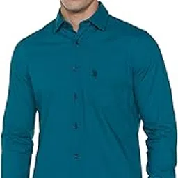 u.s. polo assn. Men's Solid Regular Fit Shirt-picture-44