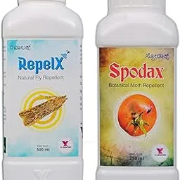 YK Laboratories Moth Repellent Spodax 250ml + RepelX 500ml For Crops & Plants-picture-45