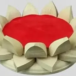 Shree VISHVAKARMA Wooden Lotus Kamal Aasan – Handcrafted Decorative Platform for Mandir & Pooja Room | Wooden Base for Idols, Diyas, Spiritual Home Décor & Religious Gifting (3 INCH)-picture-19