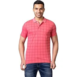 proriders Half Sleeve 100% Pure Cotton Fabric Collared Regular Fit Men's Polo Checkered Tshirt with Pocket for Casual wear-picture-33