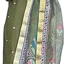 krysal Embroidered Designer Kurta Set for Women - Stylish Kurta Set for Modern Ethnic Wear Perfect for Festive Celebrations and Elegant Party Attire (Arpita-Mehandi)-picture-12