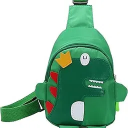 BEMBIKA Baby Essential Shoulder Bag for Kids – Adorable & Functional Cross Body Sling Bag, Stylish Small Daypack for Boys & Girls, Multipurpose Chest & Waist Bag (Green)-picture-61
