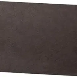 JAZZY PEARLS® 2xKitchen Table Mat PU Leather Placemat for Dining Table Conference Table Home Black-image-1