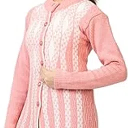 selfie girl Women Mandarin Collar Baby Soft Woolen Winter Wear Cardigan-picture-54