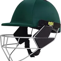DSC Scud LITE Titanium Premium Cricket Helmet for Men & Boys with Neck Guard |Fixed Titanium Grill | Back Support Strap| Light Weight image 1