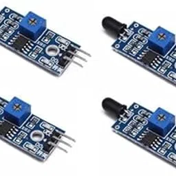 SP Electron Flame Sensor Infrared Receiver Module Ignition Source Detection Module for Electronic DIY Hobby Kit (Pack Of 04)-image-8