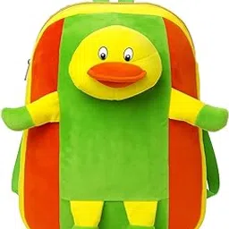 typify Velvet Kids Hanging Teddy Bag – Soft Touch & Washable | Nursery, Preschool & Picnic Backpack (Green, 2 To 5 Age)-picture-18