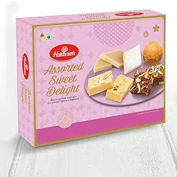 Haldirams Assorted Sweet Delight 450g, Savour The Variety of Indian Sweets (Contains Kaju Katli, Dodha Burfi, Patisa, Besan Ladoo)-picture-34