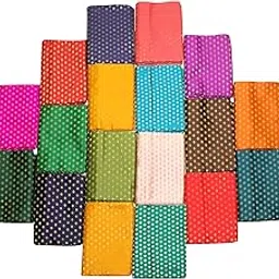 Nilavan's Designer Unstitched Blouse Materials | Gorgeous Traditional Multi-Color Blouse Pieces for Women-picture-12