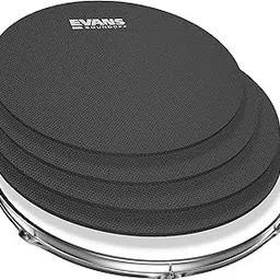 SoundOff by Evans Drum Mute Pak, Fusion (10,12,14,14), (Model: SO-0244), Black-picture-20