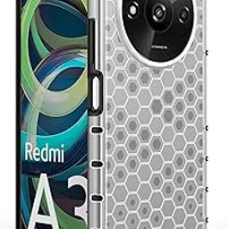 Glasgow Back Case Cover Designed for [ Poco C61 4G / Mi Redmi A3 4G ] (Stylish Look | Shock Proof) - Transparent-picture-12