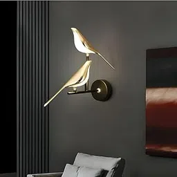 Dual Bird Wall Lamps for Living Room, Wall Lights, Bedroom Wall Scone, Cafe and Restaurants (Warm, Cool, and Natural White)-picture-11