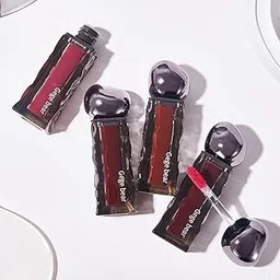 Gege Bear Iceberg Lava Moist Lip Gloss | Glossy Liquid Lipstick Effect | 7 Trendy Nude & Bold Shades | Lip Oil Shine with Lipstick Color Payoff | For Women & Teens | Lip Therapy with Glycerin + Dimethicone | Gloss Meets Lip Tint | Smooth Applicator with Long-Lasting Hydration | (05# Ice Dew Rose, 4.5g)-picture-56