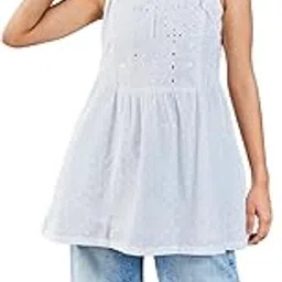 biba Women Cotton Straight Solid Top-picture-24