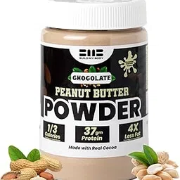 Build My Body | BMB - Chocolate Peanut Butter Powder | 37g Protein | With Real Cocoa | Guilt-Free Indulgence | 1/3 Calories | 4x Less Fat | Rich Chocolate Taste for Everyday Snacking & Healthy Lifestyles | 227g-picture-25