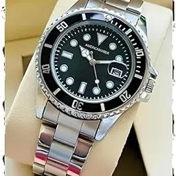americanviber Luxury Diver Watch with Green Dial, Stainless Steel Band, Date Display, Quartz Movement-picture-12