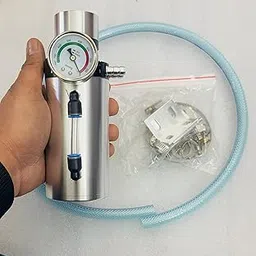 SILVER Engine Oil Catch Aluminum Reservoir Breather Tank Can Vacuum Pressure Gauge Engine Oil Catch Can Kit Universal Aluminum Air Oil Breather Cylinder Tank for Turbo Applications-1 Piece Oil Tank-picture-29
