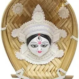 Handcrafted Sholapith Wall Hanging | Traditional Indian Eco-Friendly Home Decor I Sholapith Art | Intricately Designed Bengali Pith Craft for Home & Office Decor (Durga's Creations) (Durga's Creations)-picture-18