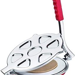 BLLUEX Roti Maker and Puri Maker Press Machine with Handle, Manual Stainless Steel Roti Press, Papad/Khakhra/Chapati Maker with pre Fitted Handle, Large Size-picture-35
