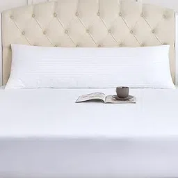 Hoolloomooloo 18x54 Inch Body Pillow (Pack of 2) – Full Body Support, Soft Virgin Fiber Fill, Satin Stripe Fabric, Long Pillow for Side Sleepers, Pregnancy, Back & Leg Support, Bed & Sofa Cushion-picture-16