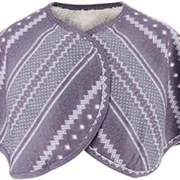 zjchao shoulder shawls, shoulder warmers cape Double-sided Plush Warm Shoulder Capes for elderly women Winter shoulder shawl Old People Shoulder Protective Shawl bed jackets ladies plush shawl shoulder cape,-picture-52