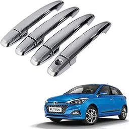AUTOADDICT Auto Addict Car Chrome Handles Door Latch Cover for Elite i20-picture-13