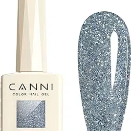 CANNI HEMA FREE Glitter Nail Gel - Diamond Glitter Series Gel Nail Polish from BELLE GAGA Nail Gel Polish Soak Off LED Nail Art Starter Manicure Salon DIY at Home (8062, 9ml)-picture-15