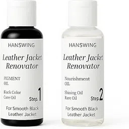 HANSWING Leather Jacket Polish Renovator Black Color Polish Kit-picture-11