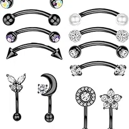 bnf 12Pcs Trendy Stud Earrings Geometric Lightweight for Christmas Day Men|Jewelry & Watches | Fashion |Jewelry | Earrings-picture-45