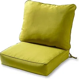 Greendale Home Fashions AZ7820-KIWI Lime Outdoor 2-Piece Deep Seat Cushion Set-picture-18