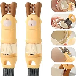 YelaJoy 5-in-1 Baby Bottle Brush Set, Multifunctional Silicone Cleaner for Momcozy/Comotomo/Oxo Bottles, Portable Newborn Essentials with Hanging Hook-picture-17