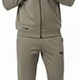 kwings Mens High Neck Winter Dry Fit Tracksuit Full Zip Jacket with Elastic Waist Lower Soft Jogging Suit Activewear Set for Gym Running and Casual Wear image 1
