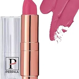 PERPAA Antique Velvet Smooth Texture Matte Finish Lipstick for Women Enriched Shea Butter, Vitamin- E & Jojoba oil (Pink)-picture-52