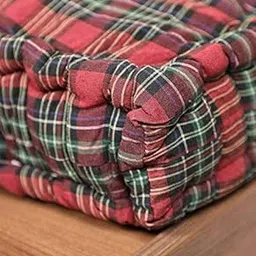 IRA FURNITURE Folding Cotton Box Type Mattress (72 X60 X 4 Inches, Red)-image-60