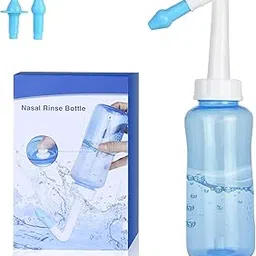 Style Keepers 300ml Nasal Wash Bottle | Sinus Rinse Kit for Cold & Allergy Relief | Dual Nozzles for Adults & Kids | Easy to Use with Transparent Design | Reusable & Durable-image-6