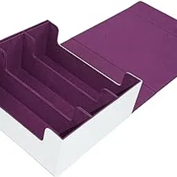 TRENDYNEST Trading Card Deck Box Kids Container for Sports Cards Album Collection Cards White Purple | Other Accessories | Equipment Care & Accessories | Baseball & Softball-image-30