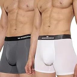 modern crew Men's Premium Ultrasoft Micromodal Trunks-picture-16